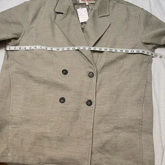 Free People Hannah Slouchy Soft Oversized Blazer Jacket XL NWT oatmeal - Picture 5 of 11